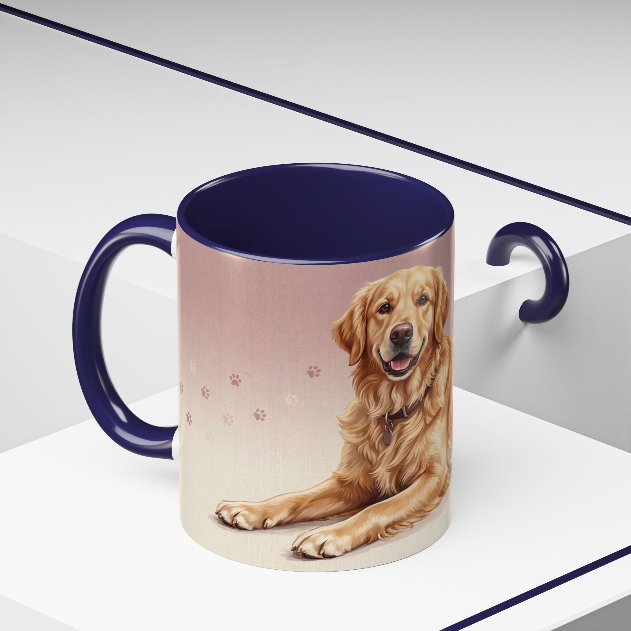 Golden Retriever Lying Down Mug | Golden Retriever Lover Gift | Cute Dog Coffee Mug