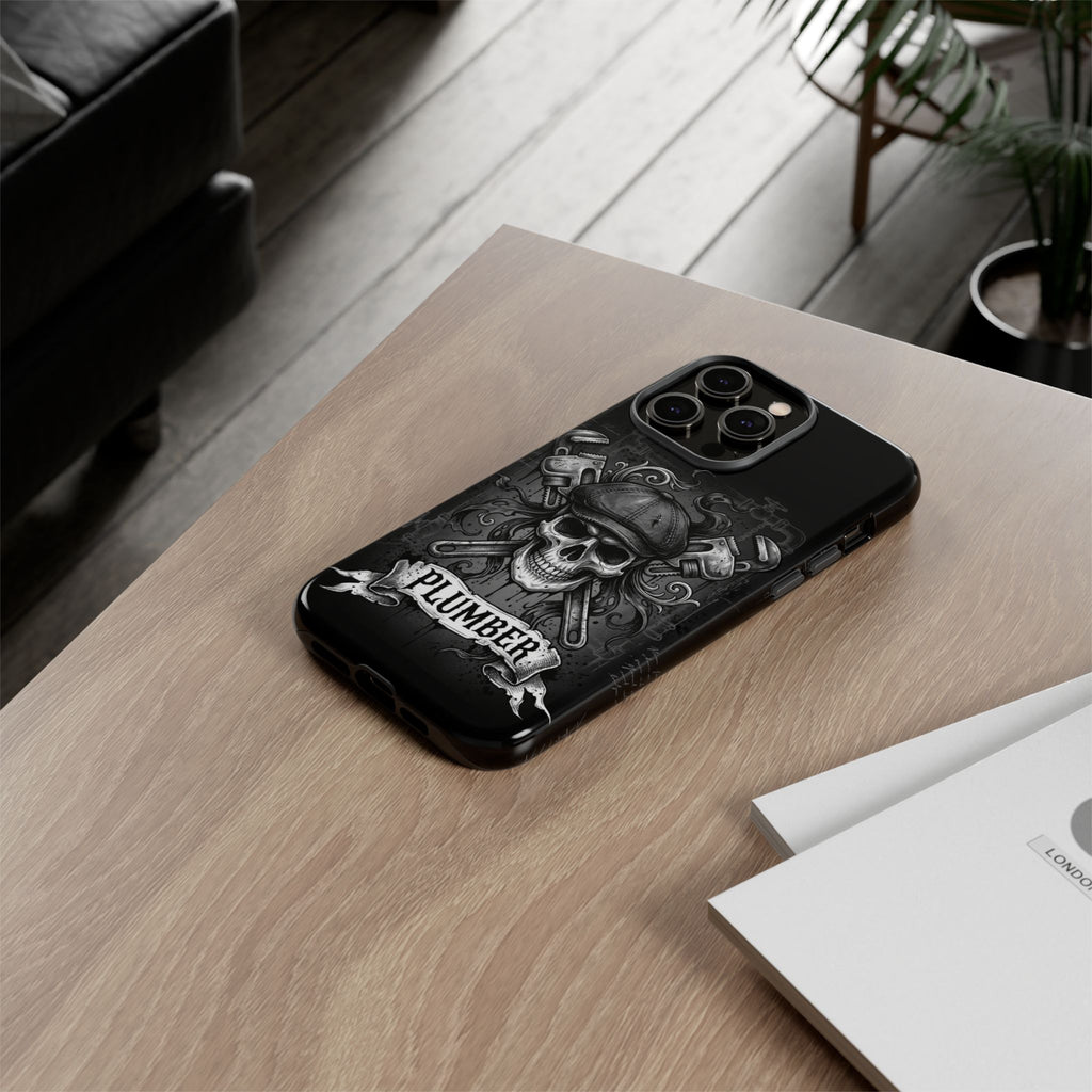 Gothic Skull Plumber Phone Case - Samsung & iPhone Series