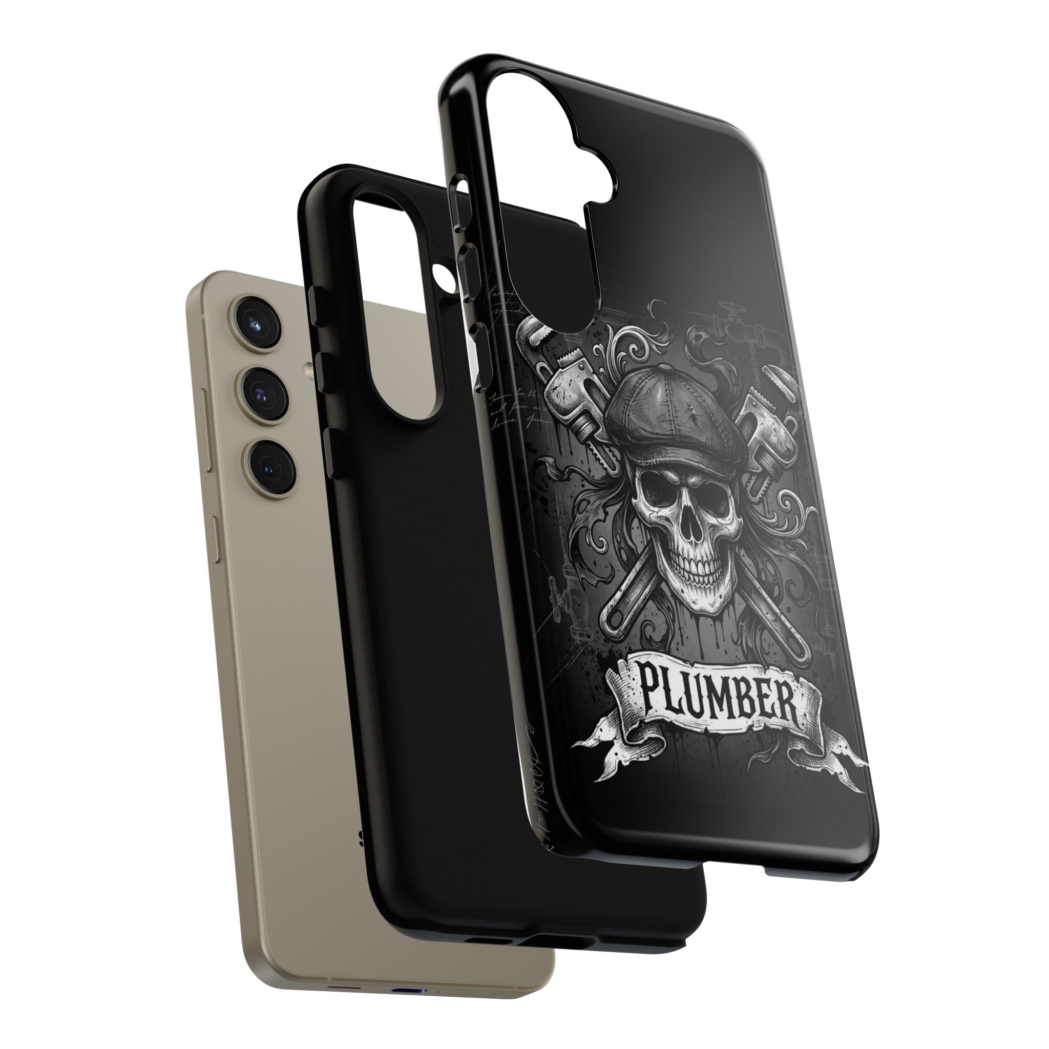 Gothic Skull Plumber Phone Case - Samsung & iPhone Series