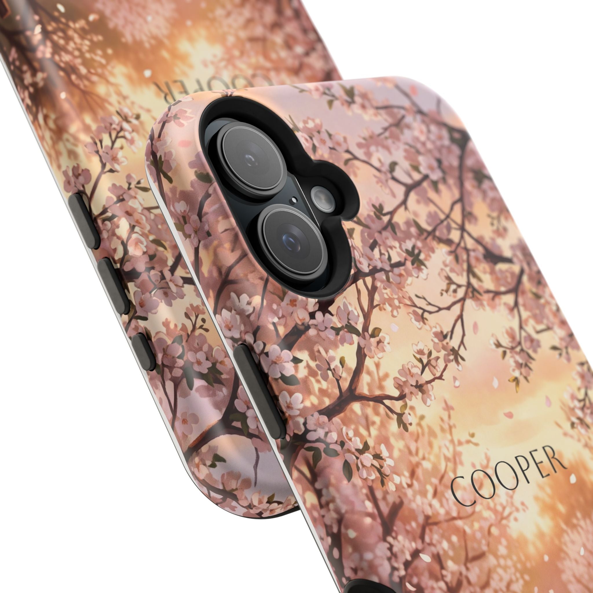 Personalized Golden Retriever Autumn Forest Phone Case — Wireless Charging Cover