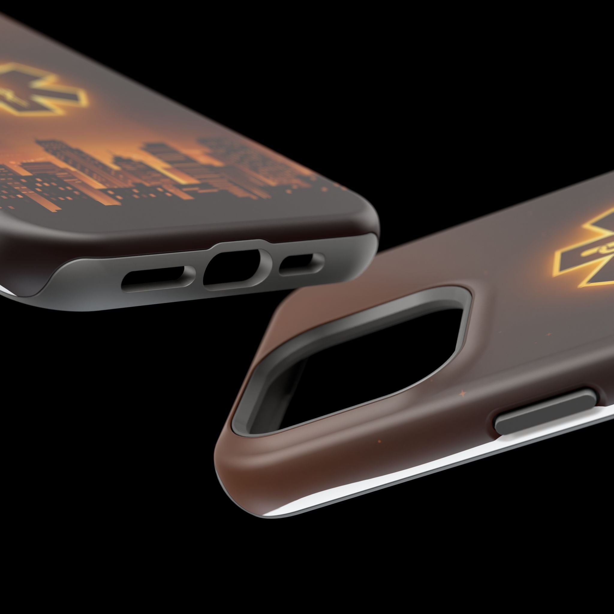 Paramedic/EMT Skyline Phone Case — Magnetic Wireless Charging Cover