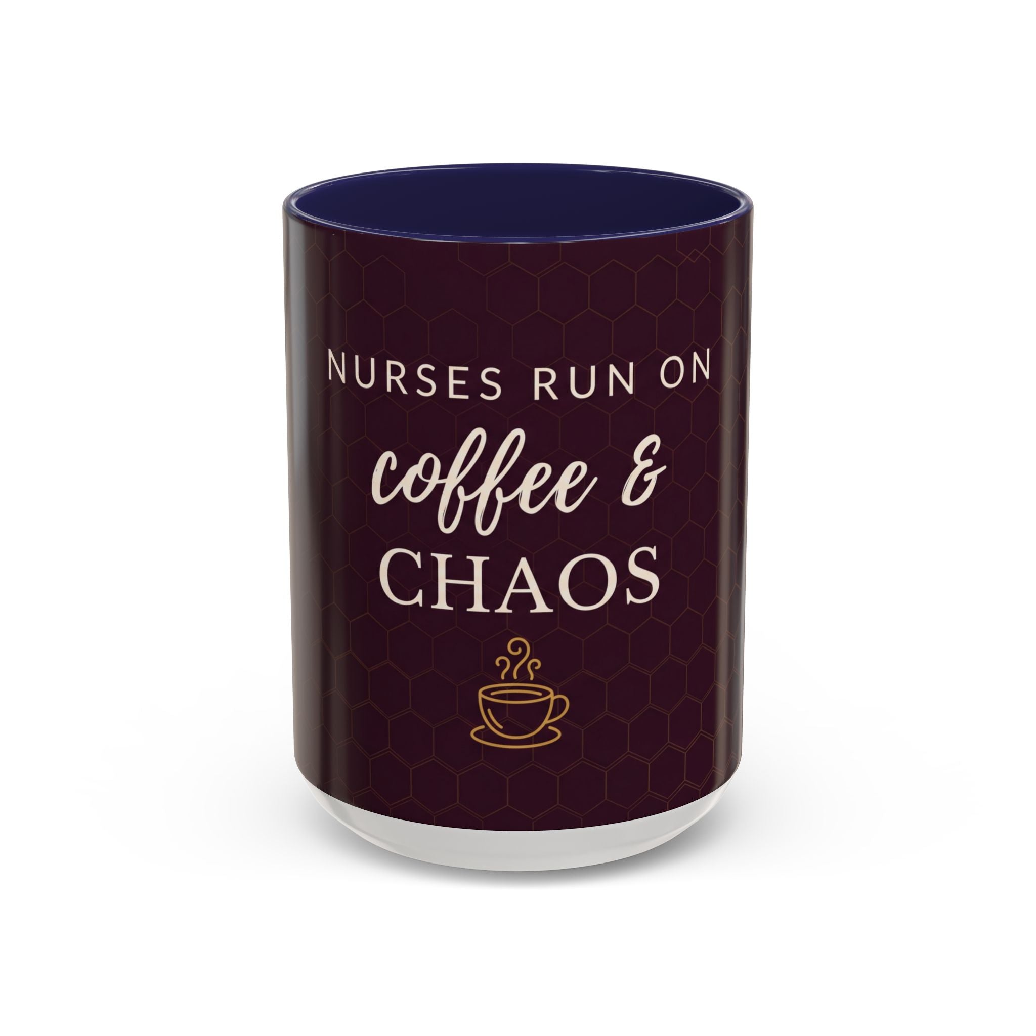 Coffee Mug for Nurses | Nurses run on coffee & chaos | Nurse Appreciation Gift | Gift for Her