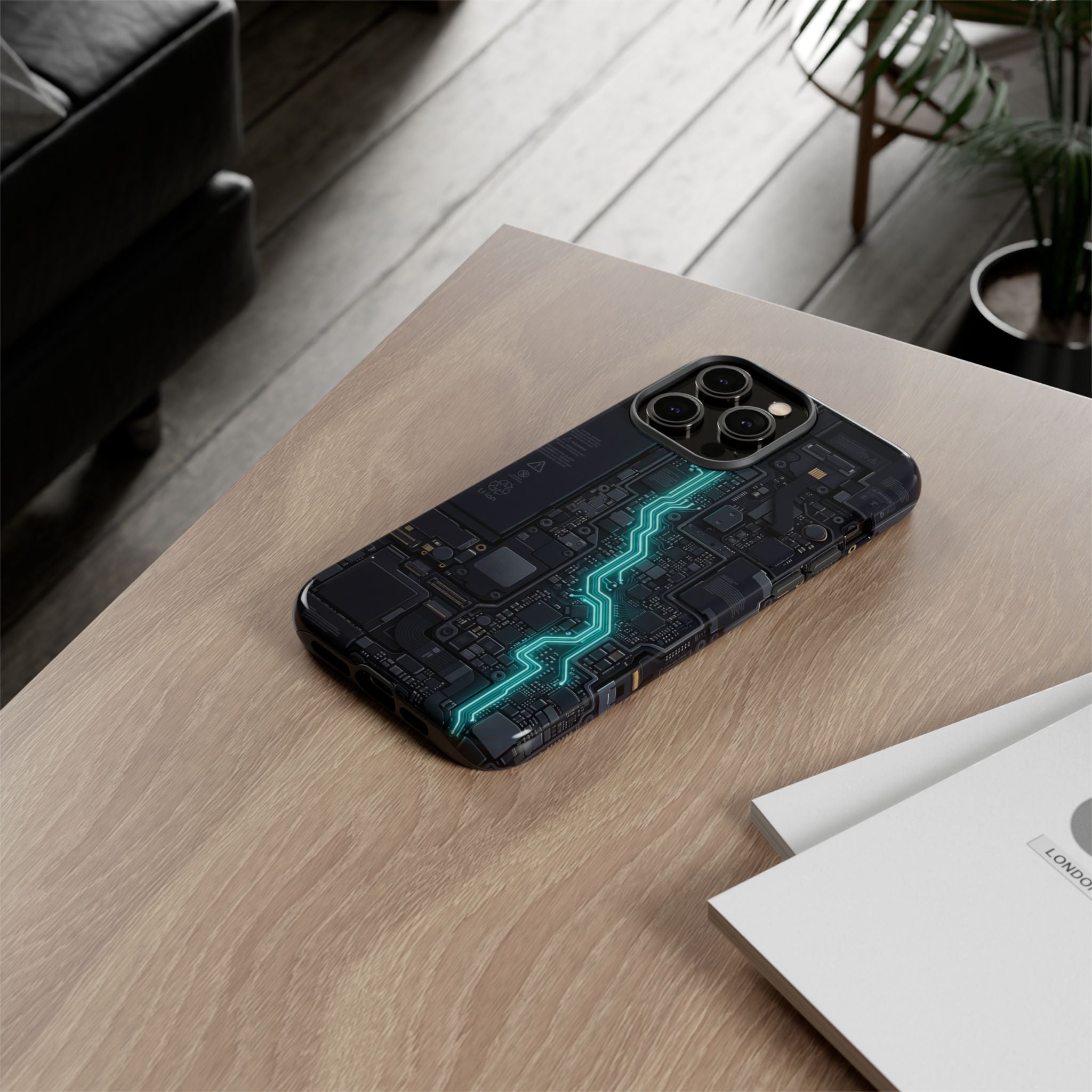 Electrician Cyan Circuit Phone Case - Samsung & iPhone Series