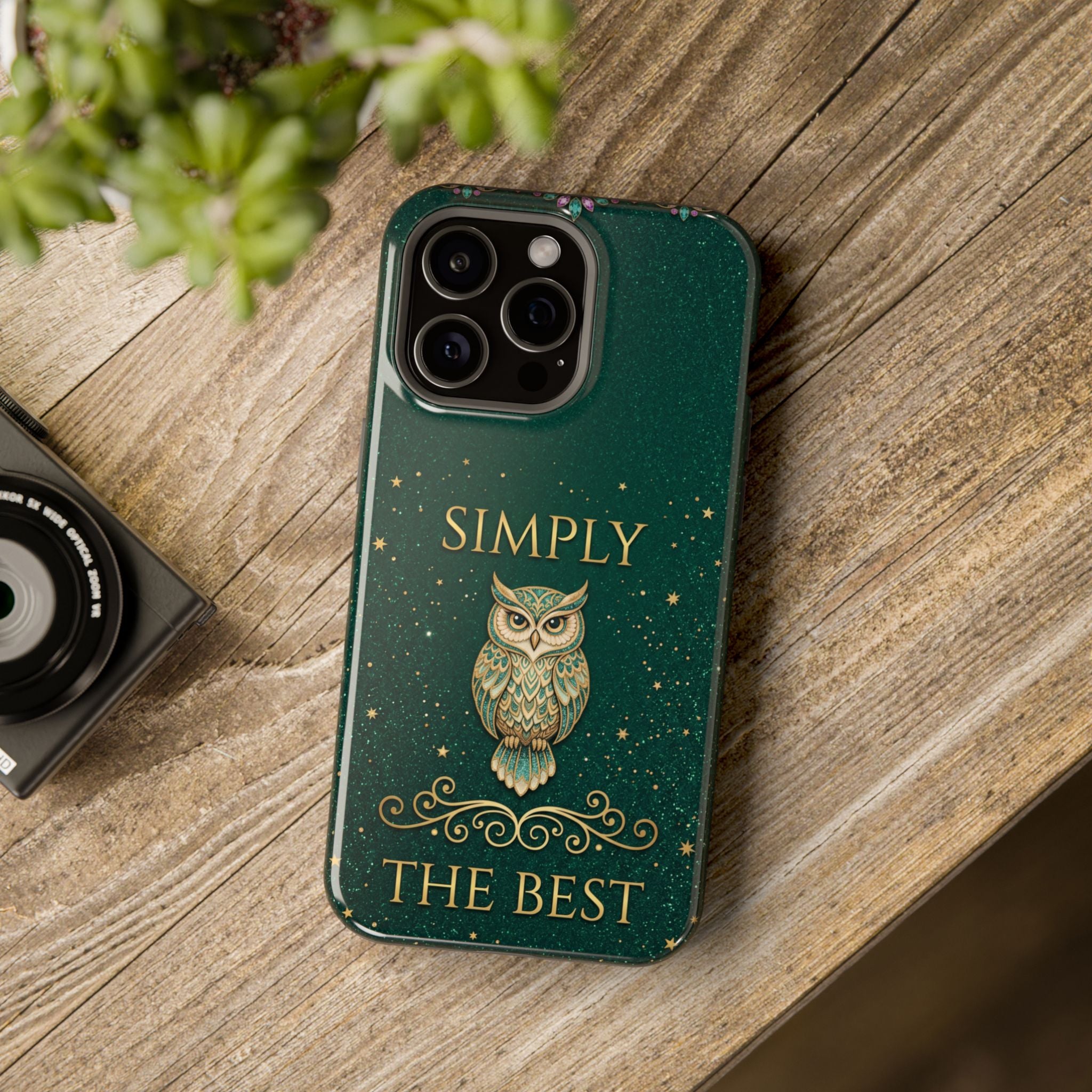 Simply The Best Wise Owl Phone Case — Wireless Charging Cover