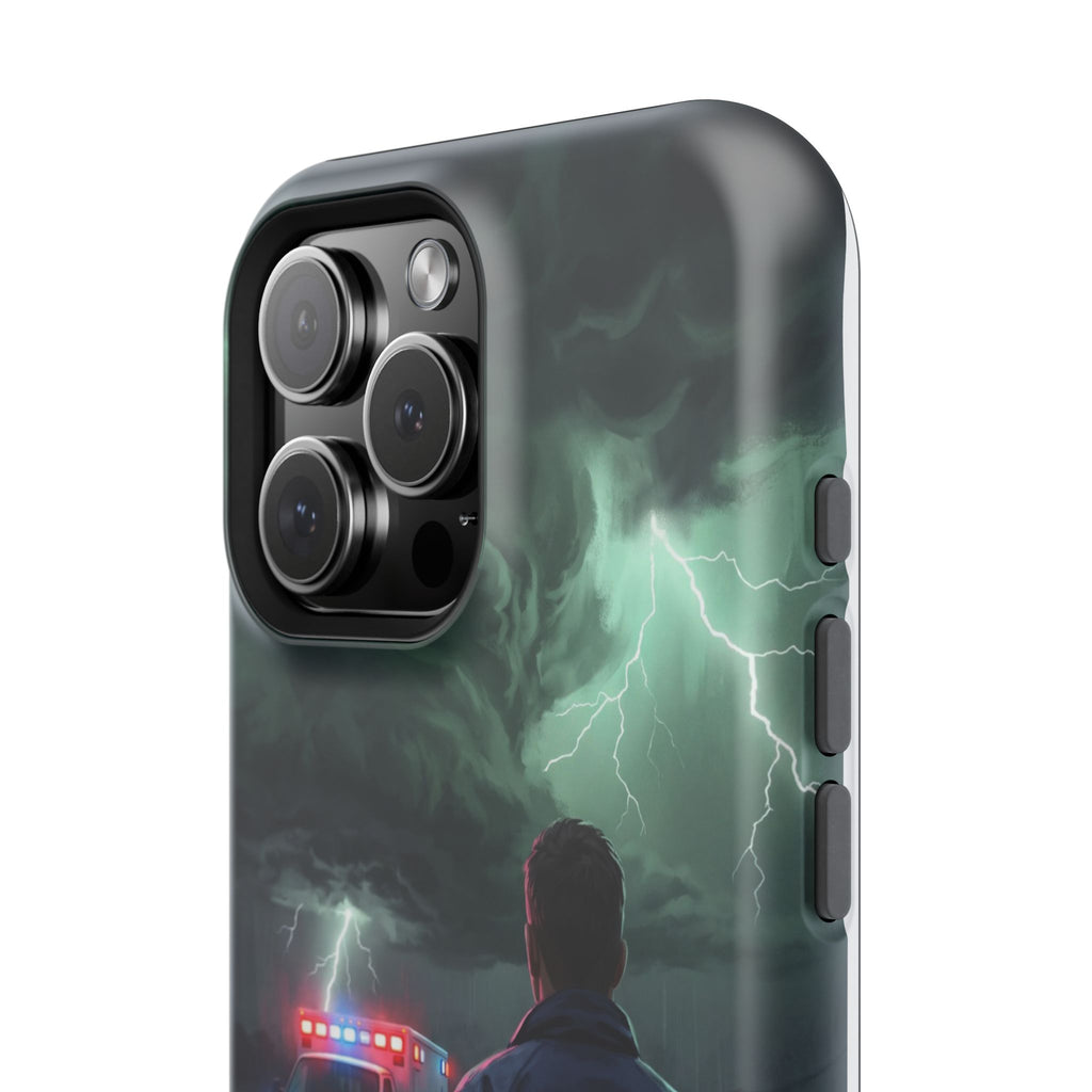 EMS Green Storm City Phone Case — Magnetic Wireless Charging Cover
