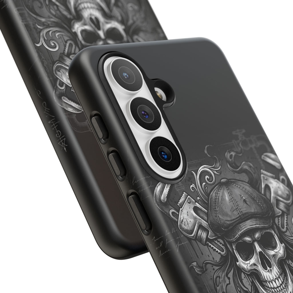 Gothic Skull Plumber Phone Case - Samsung & iPhone Series
