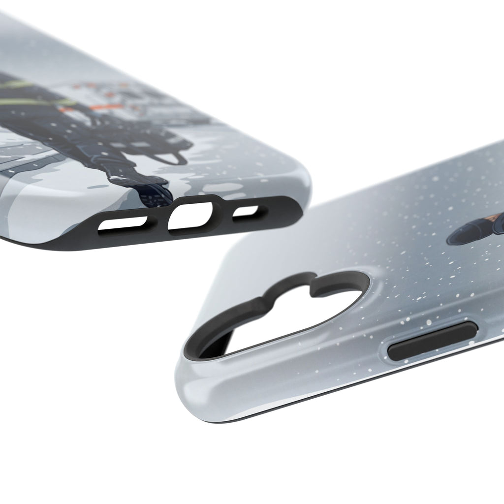 Bold Paramedic/EMT Portrait Phone Case — Magnetic Wireless Charging Cover