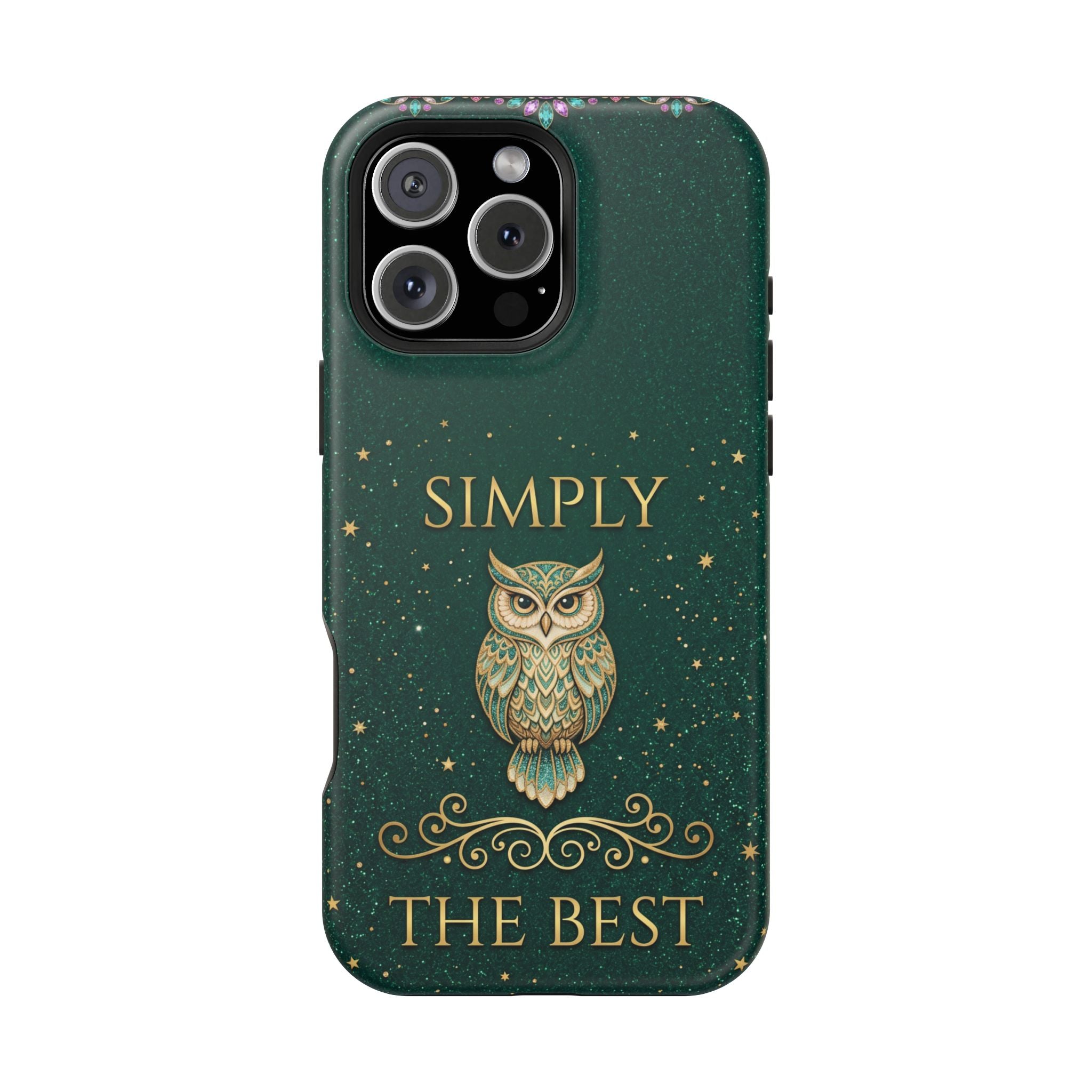 Simply The Best Wise Owl Phone Case — Wireless Charging Cover