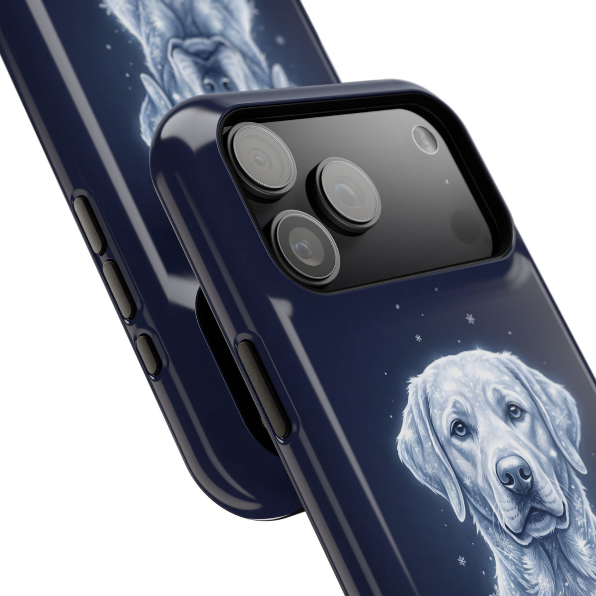 Personalized Winter Snowflake Labrador Phone Case — Tough Magnetic Case with Wireless Charging