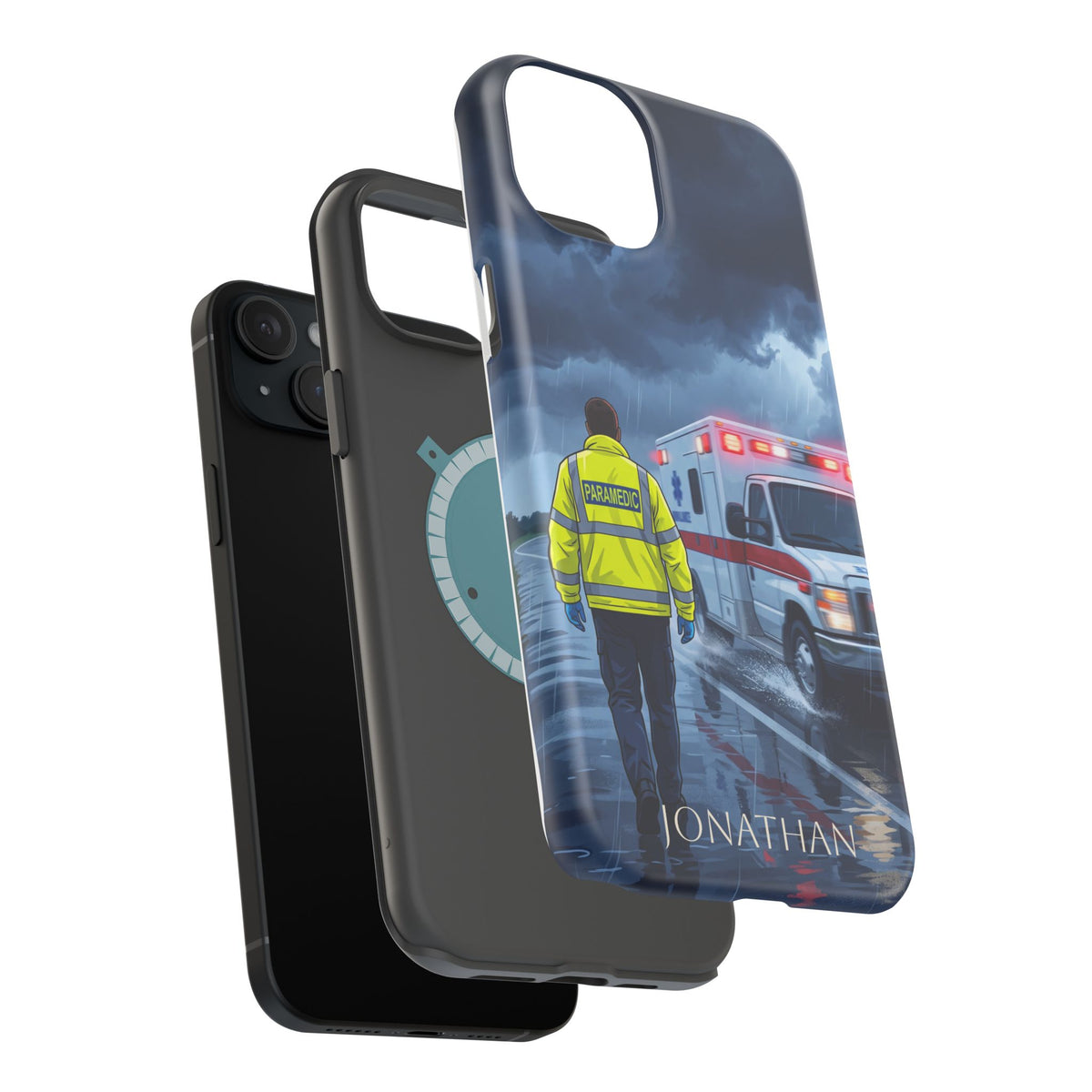 Personalized EMS Storm Phone Case — Wireless Charging Cover