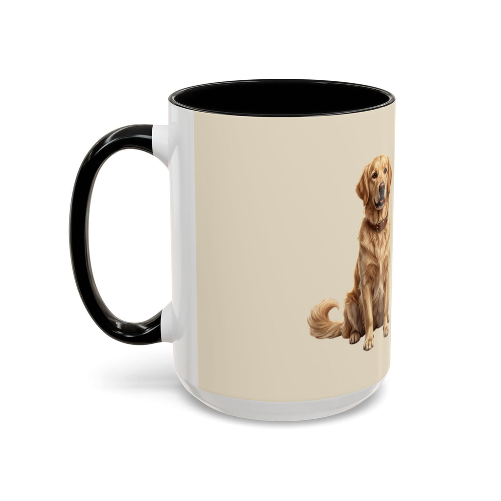 Personalized Golden Retriever Mug | Custom Name & Message Dog Mom Dad Coffee Mug
