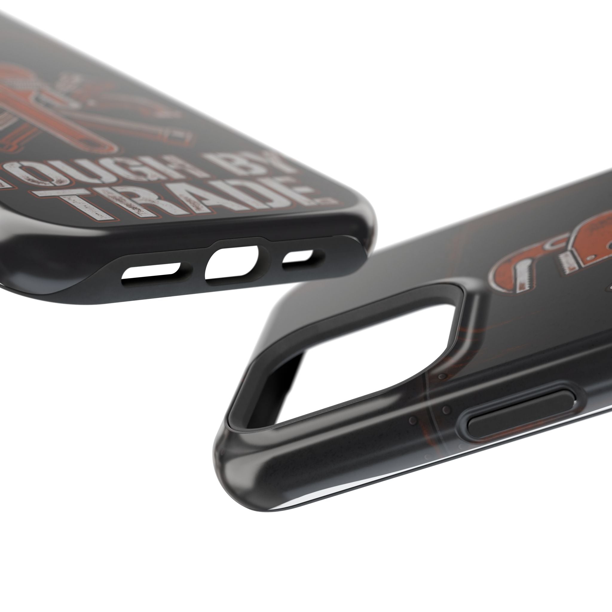 Tough By Trade Phone Case — Crossed Wrenches Wireless Charging Cover