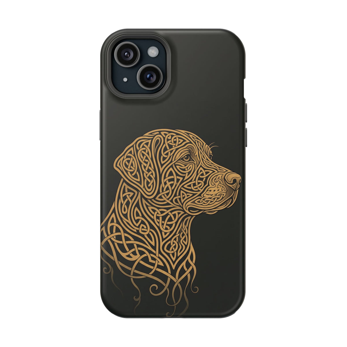 Celtic Knotwork Labrador Phone Case — Tough Magnetic Case with Wireless Charging