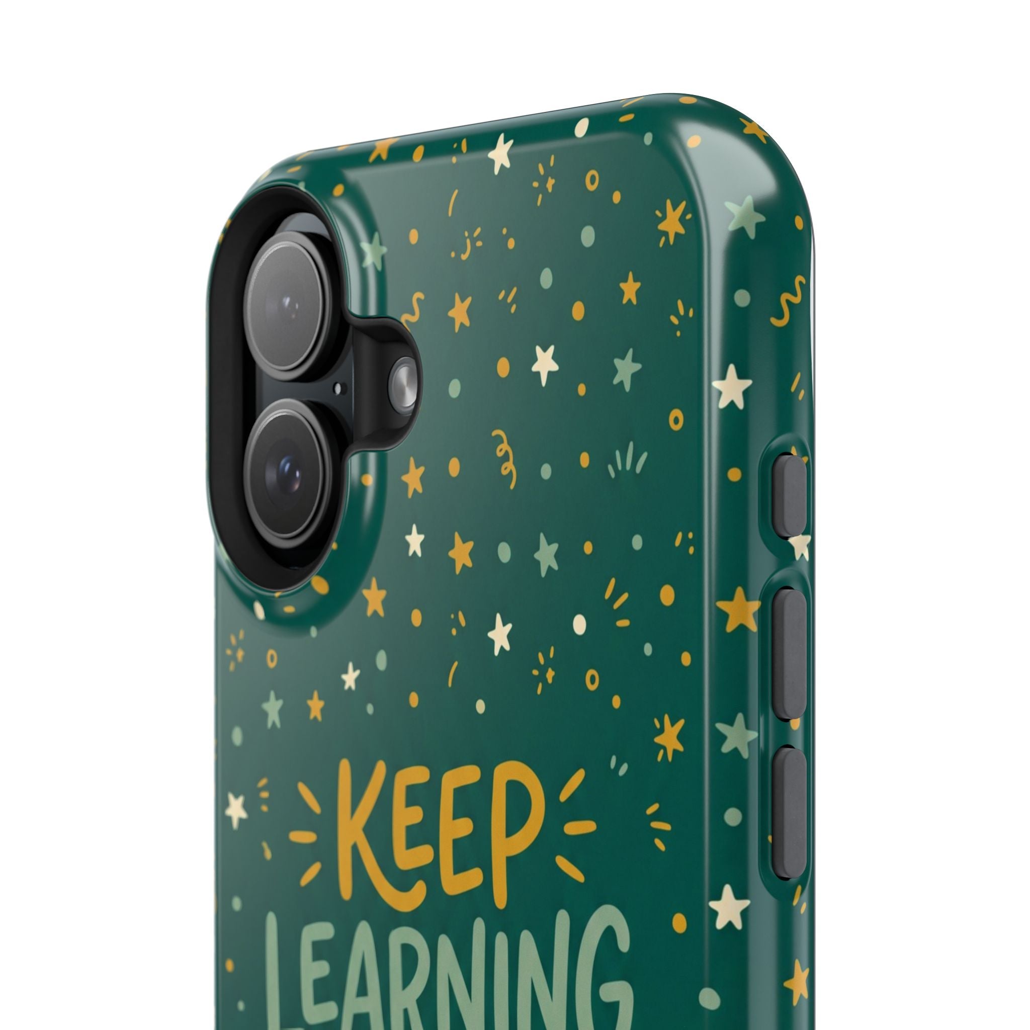 Keep Learning Keep Growing Teacher Phone Case — Wireless Charging Cover