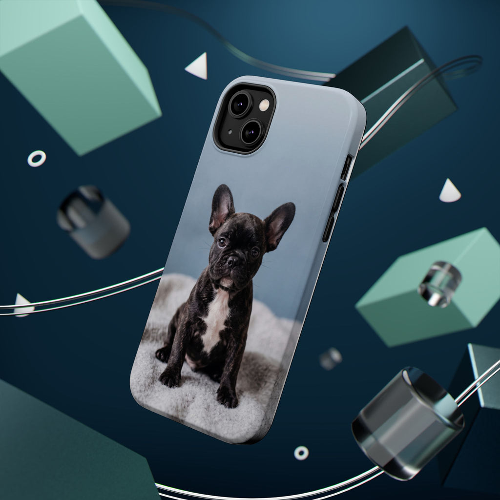 French Bulldog Puppy Phone Case — Impact-Resistant Wireless Charging Cover