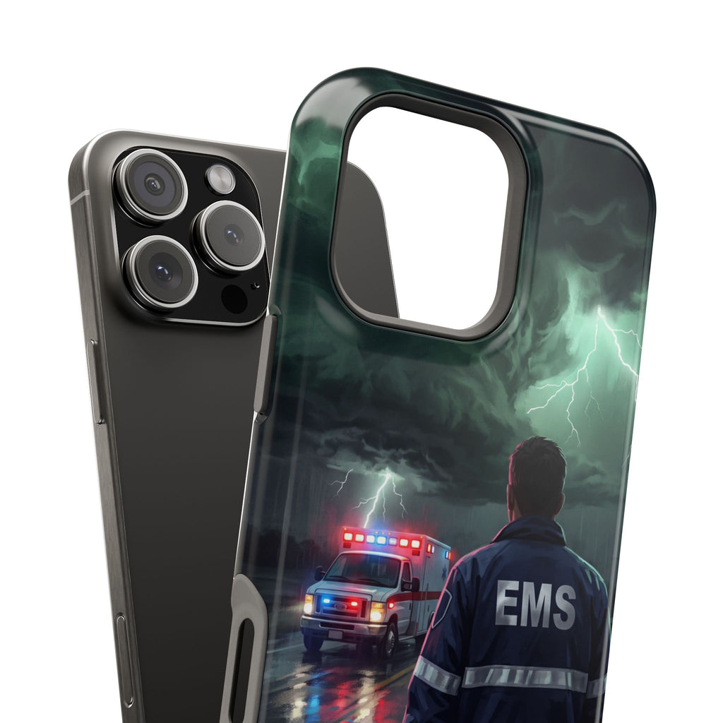 EMS Green Storm City Phone Case — Magnetic Wireless Charging Cover
