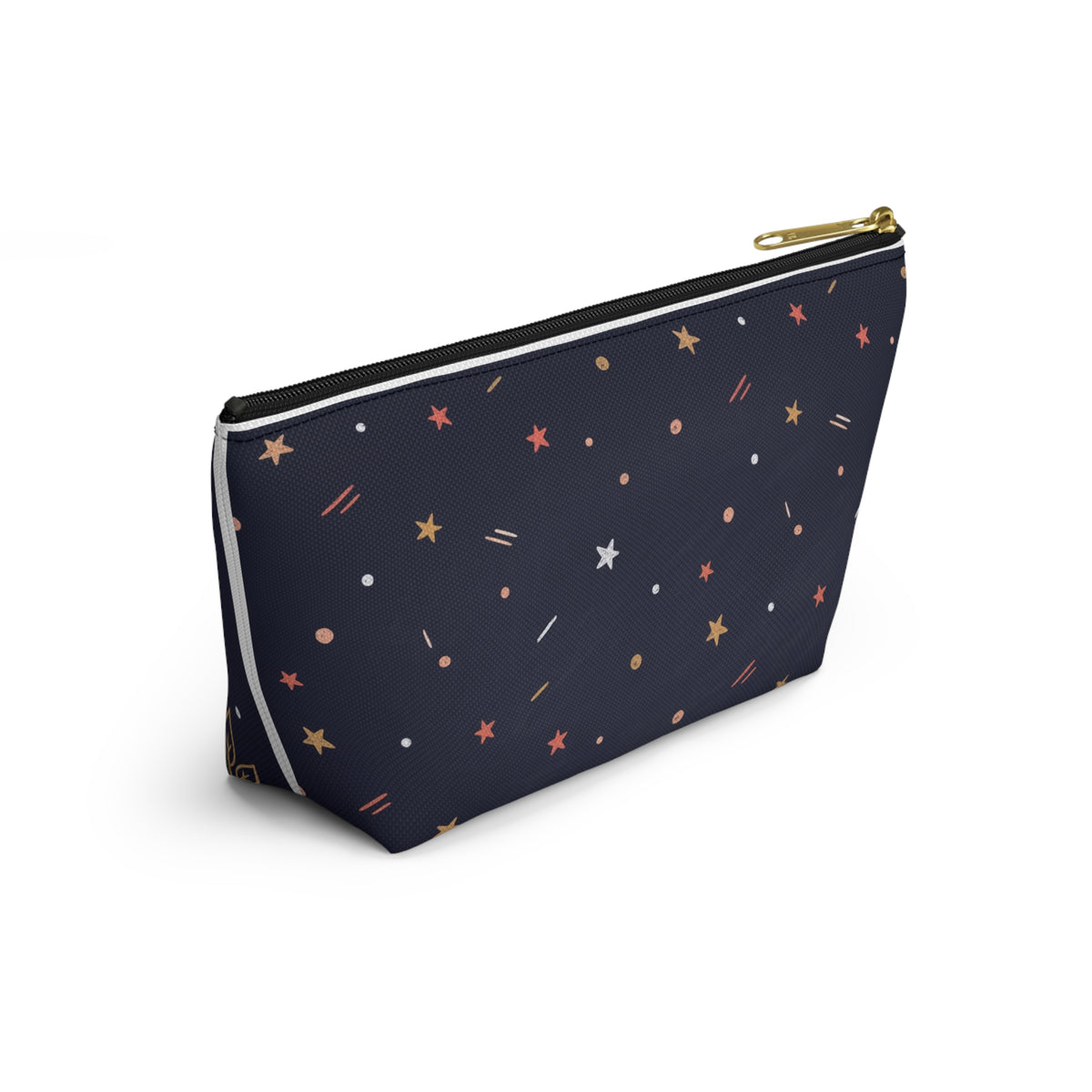 Teach Love Inspire Chalkboard Accessory Pouch — T-Bottom Zipper Bag