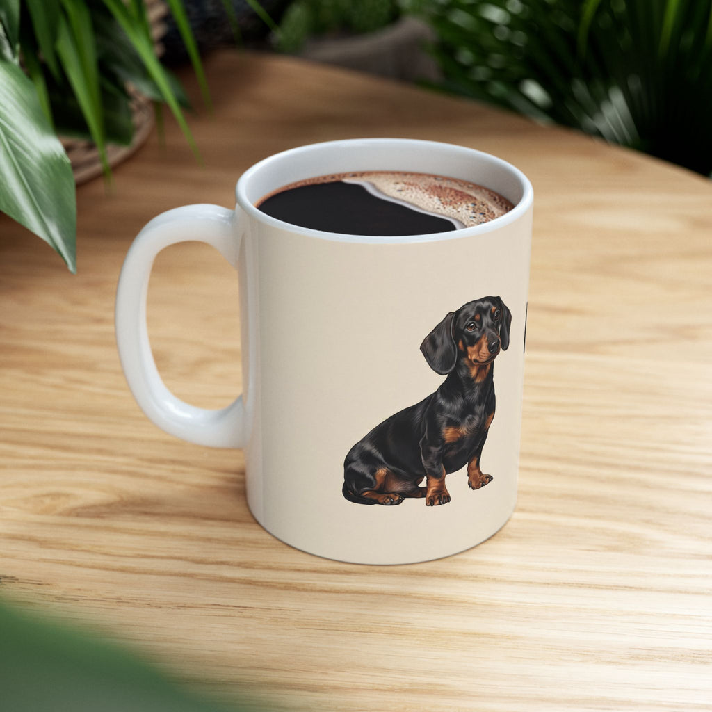 Dachshund Dad Mug | Cute Dog Dad Coffee Mug | Wiener Dog Gift for Dachshund Lovers