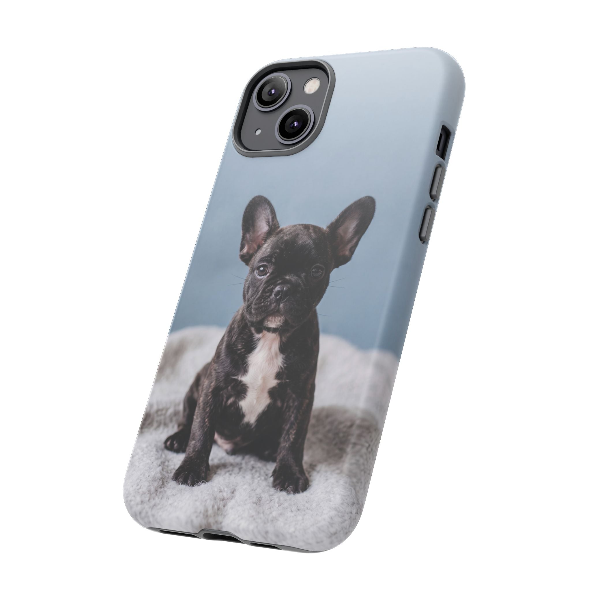 French Bulldog Puppy Phone Case | Adorable Brindle Frenchie Portrait | Samsung & iPhone