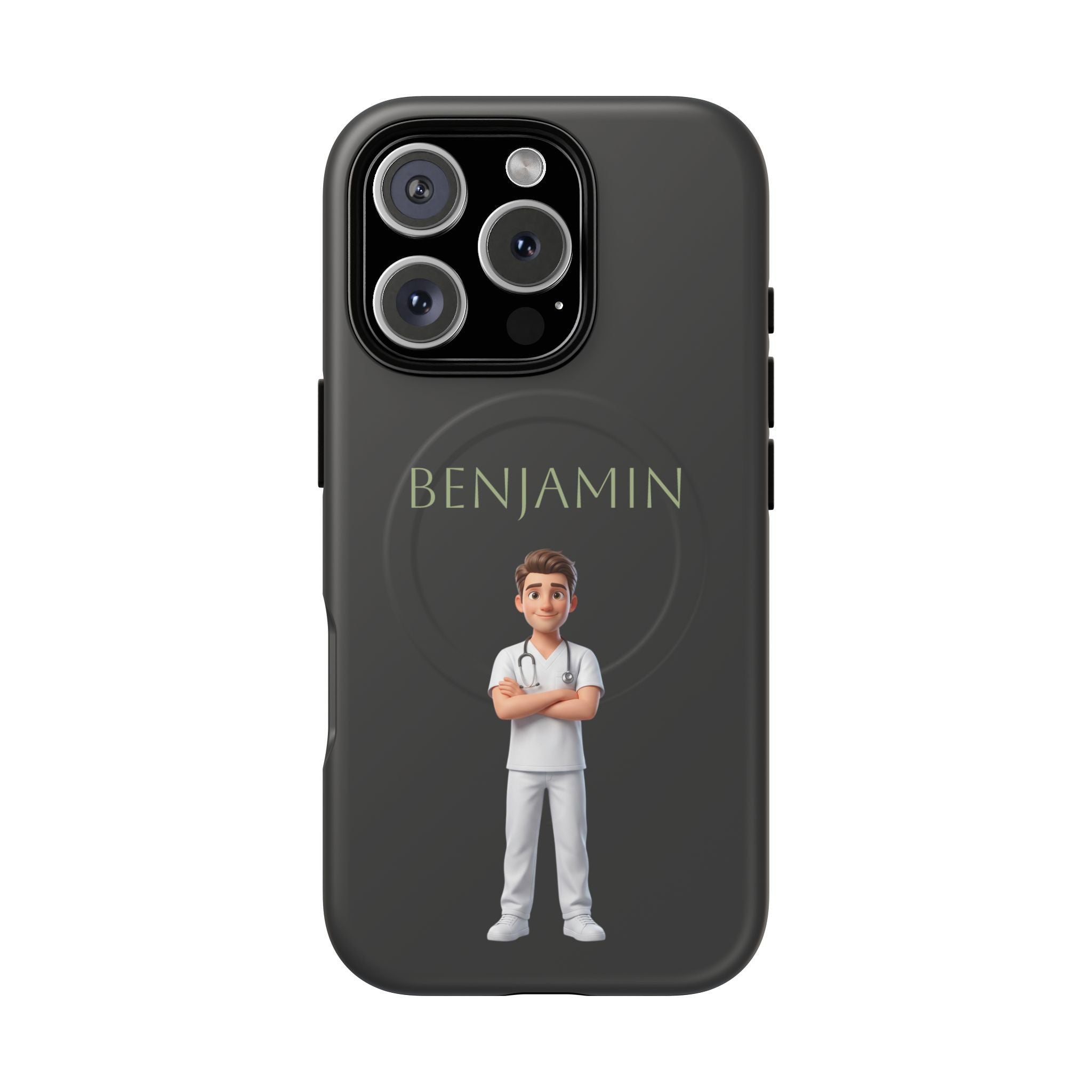 Personalized Nurse Phone Case | MagSafe Compatible, Custom Name iPhone Case