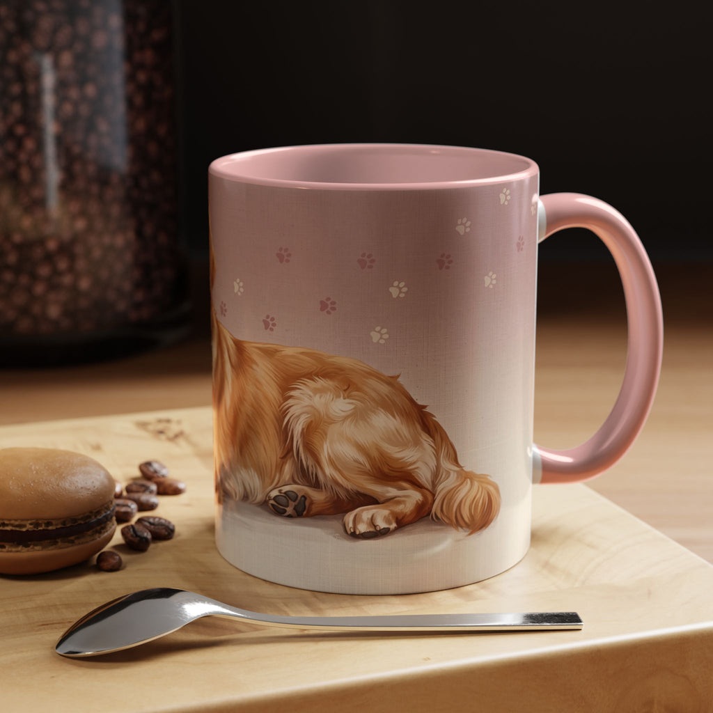 Golden Retriever Lying Down Mug | Golden Retriever Lover Gift | Cute Dog Coffee Mug