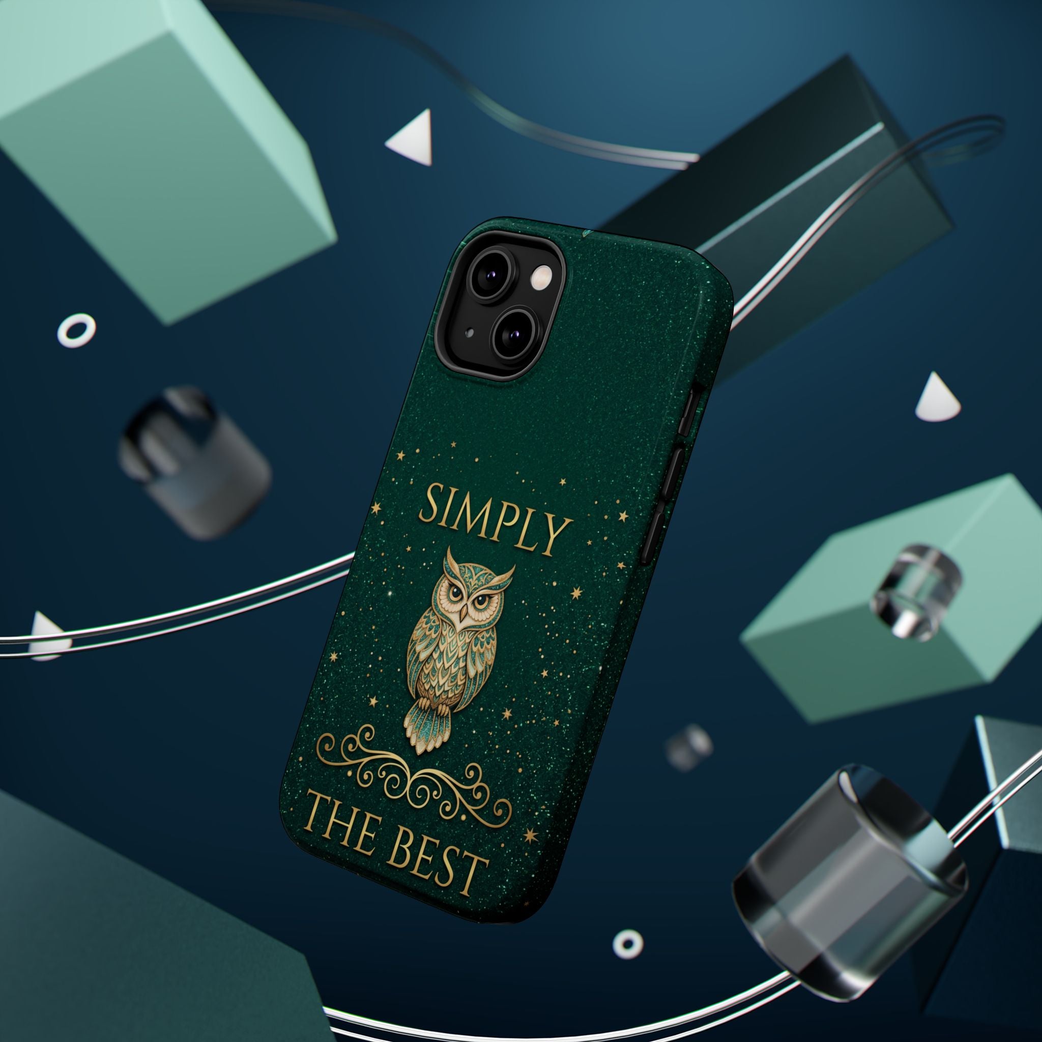 Simply The Best Wise Owl Phone Case — Wireless Charging Cover