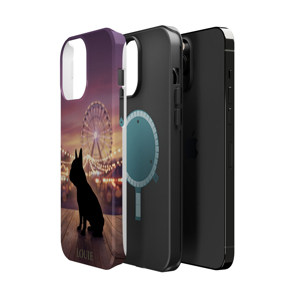Personalized French Bulldog Carnival Nights Phone Case — Wireless Charging Cover