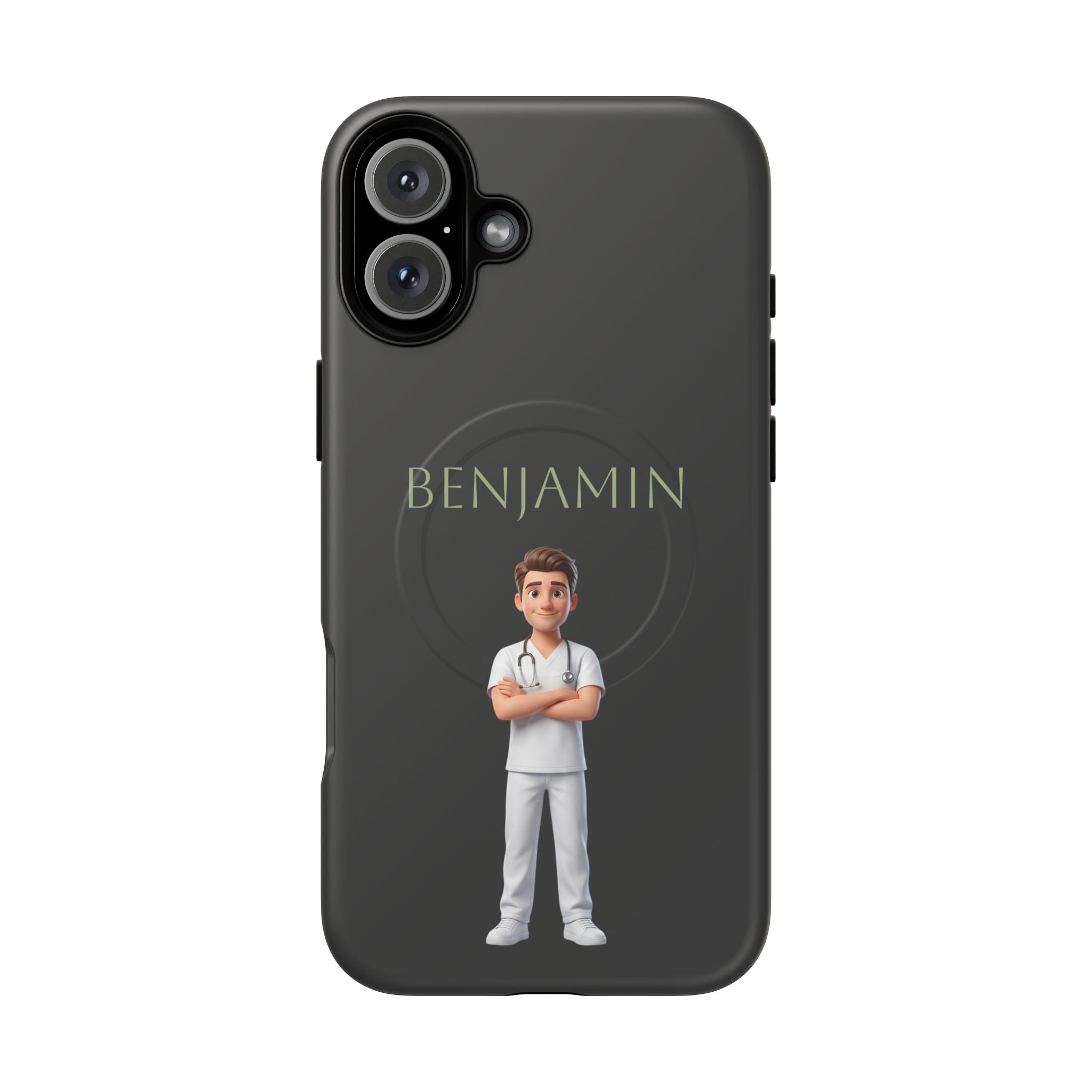 Personalized Nurse Phone Case | MagSafe Compatible, Custom Name iPhone Case