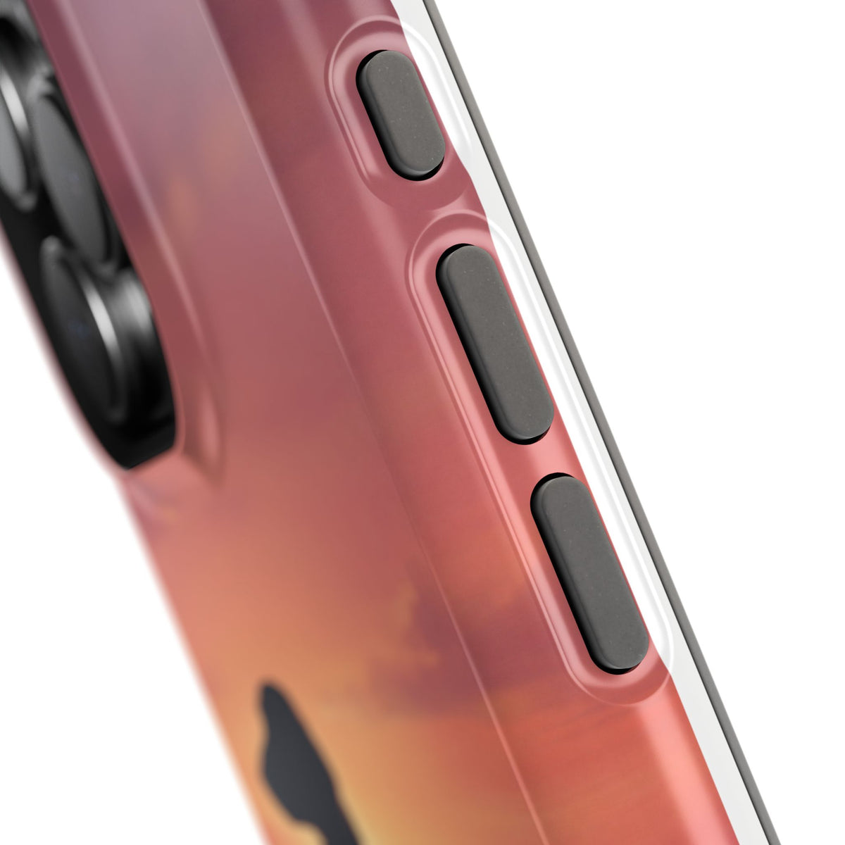 Personalized Dachshund Rooftop Sunset Phone Case — Wireless Charging Cover