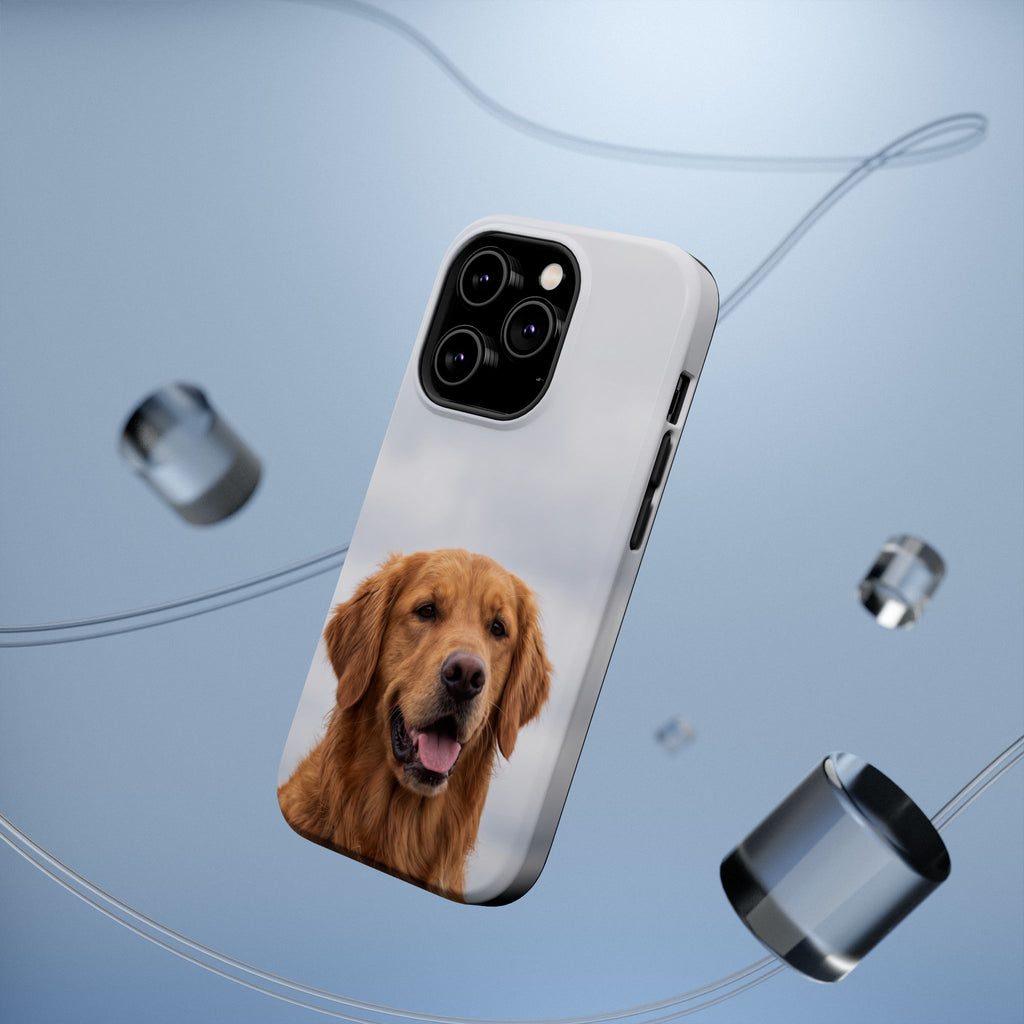 Golden Retriever Phone Case — Impact-Resistant Wireless Charging Cover