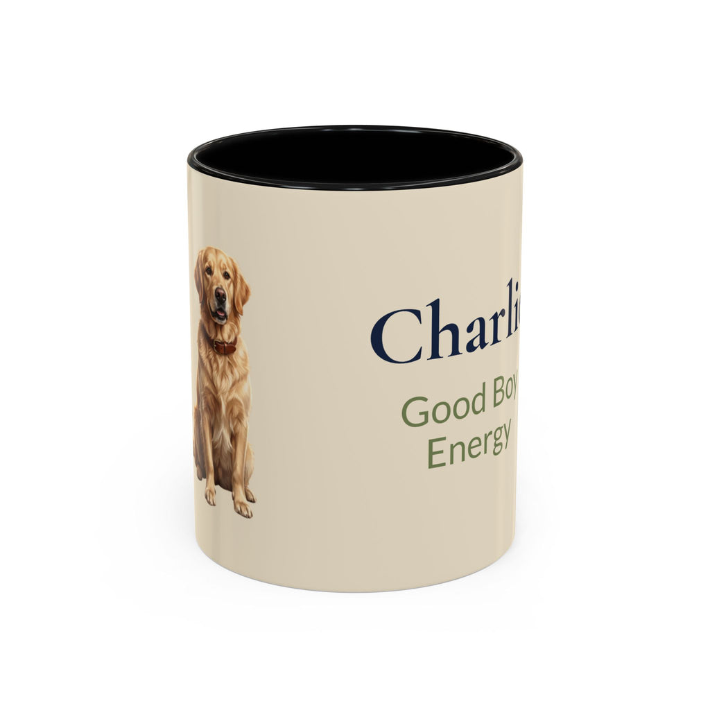 Personalized Golden Retriever Mug | Custom Name & Message Dog Mom Dad Coffee Mug