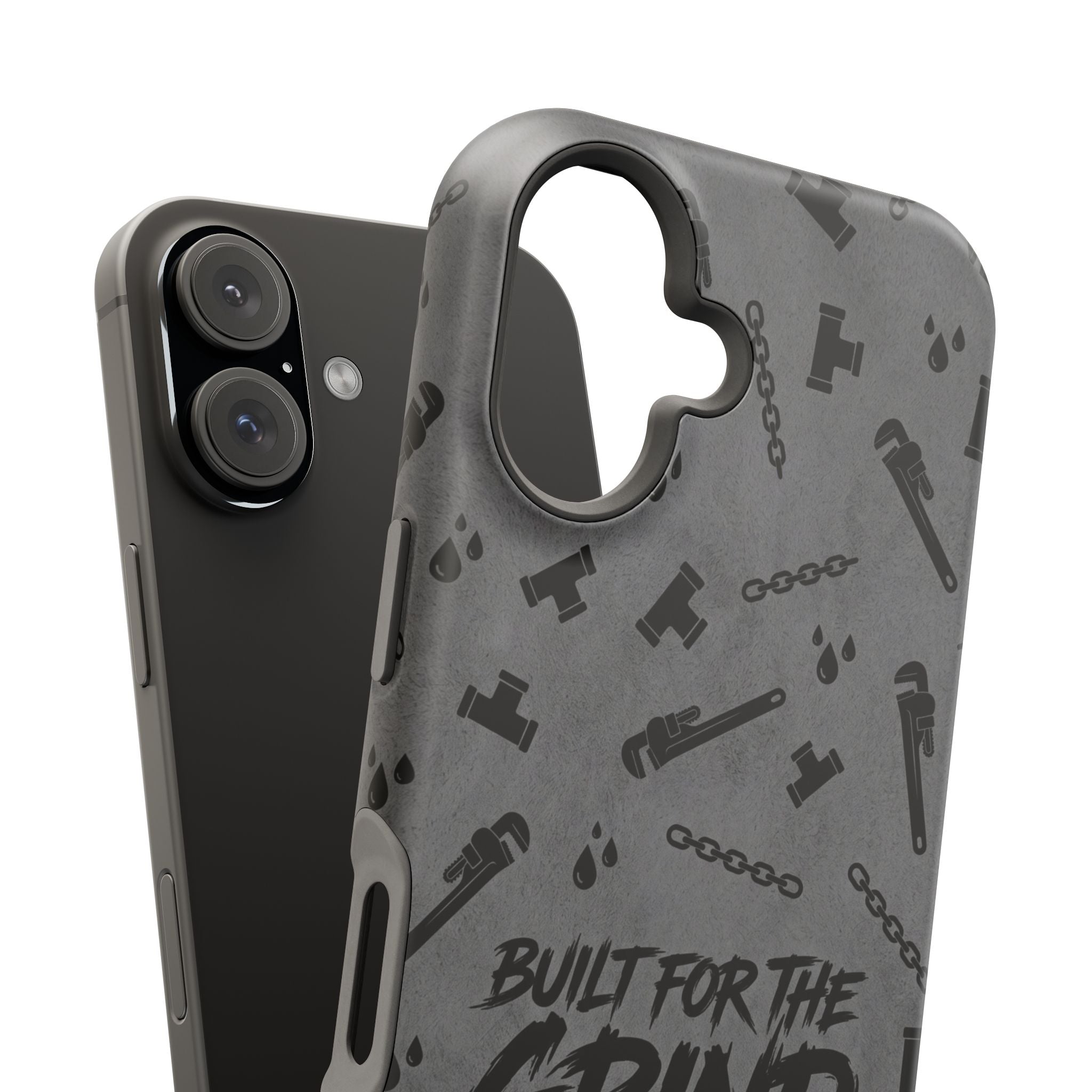 Built for the Grind Phone Case — Plumber Tools Wireless Charging Cover