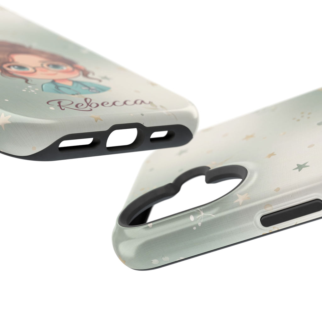Personalized Starry Nurse Phone Case — Wireless Charging Cover