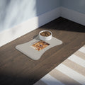 Personalized Golden Retriever Pet Feeding Mat | Custom Name & Photo Dog Placemat