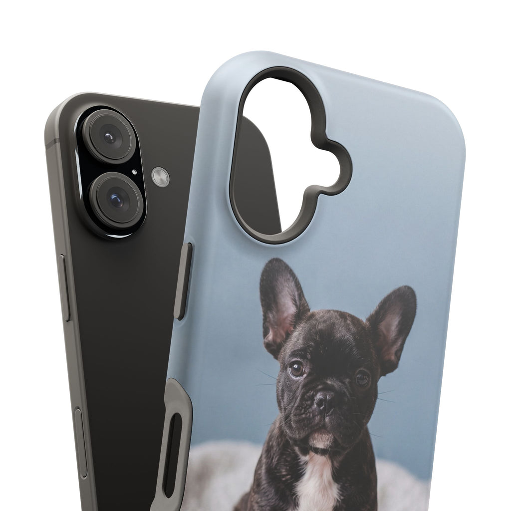 French Bulldog Puppy Phone Case — Impact-Resistant Wireless Charging Cover