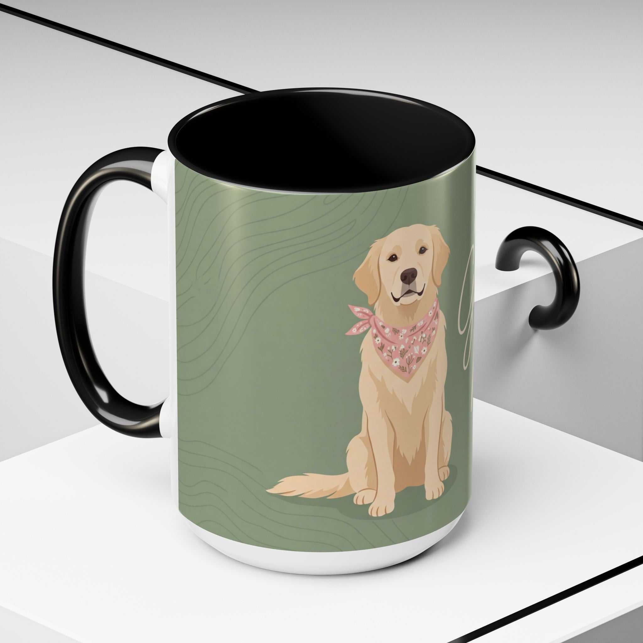 Golden Mom Mug | Golden Retriever Lover Gift | Cute Dog Mom Coffee Mug