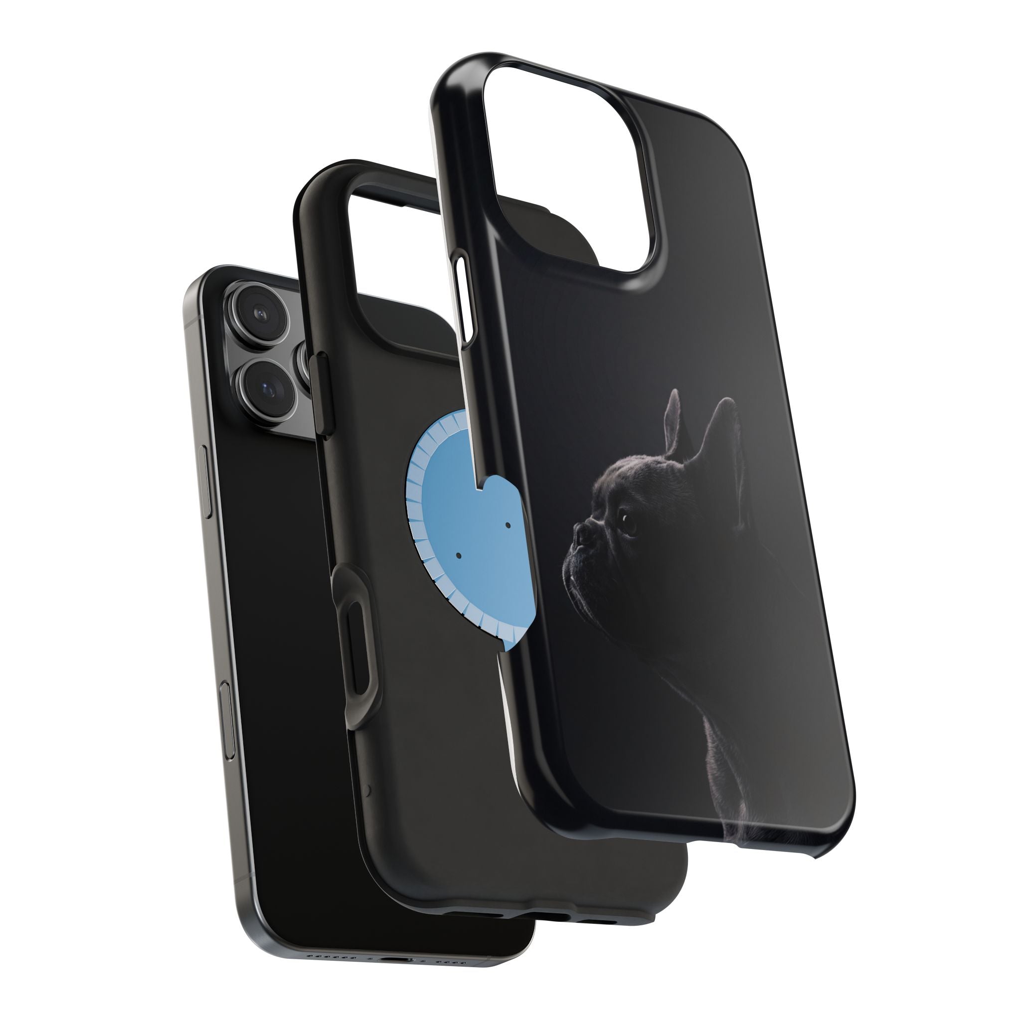 French Bulldog Phone Case — Impact-Resistant Wireless Charging Cover