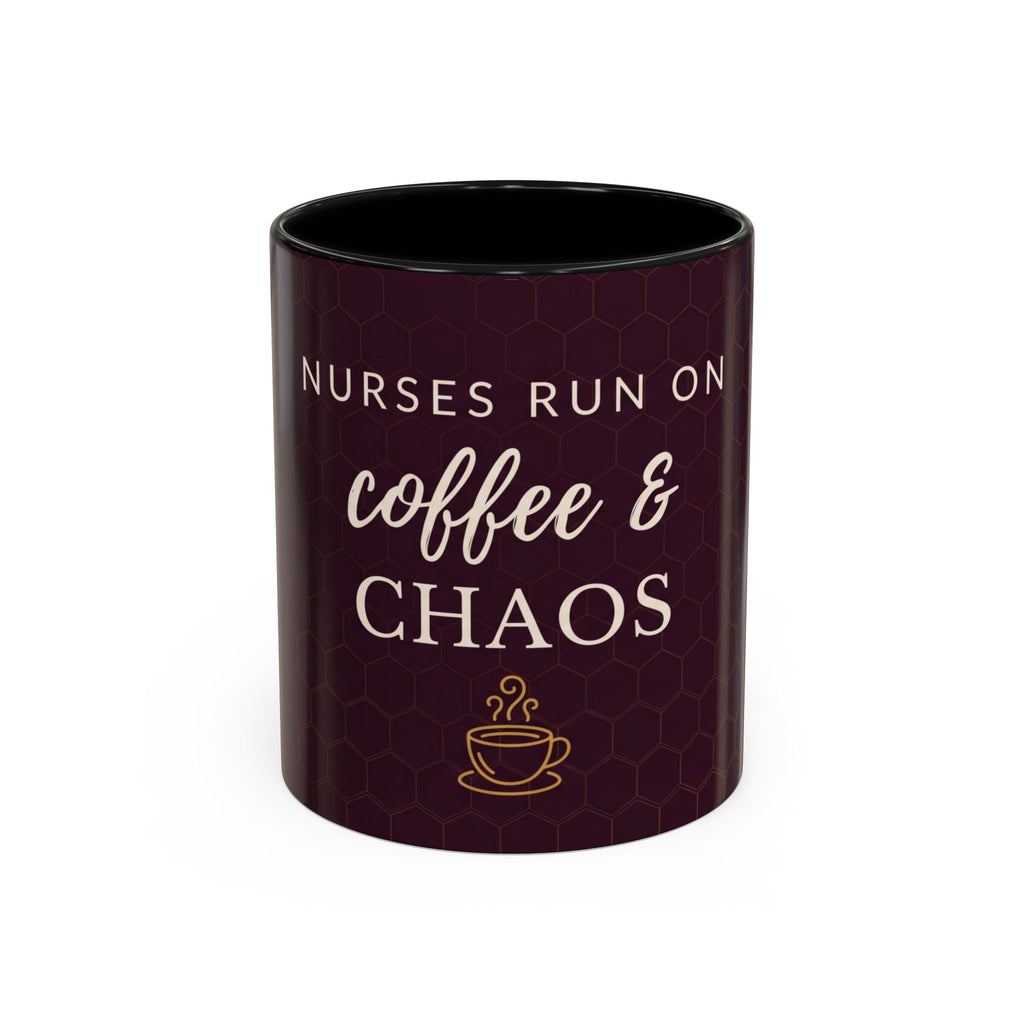 Coffee Mug for Nurses | Nurses run on coffee & chaos | Nurse Appreciation Gift | Gift for Her