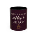 Coffee Mug for Nurses | Nurses run on coffee & chaos | Nurse Appreciation Gift | Gift for Her