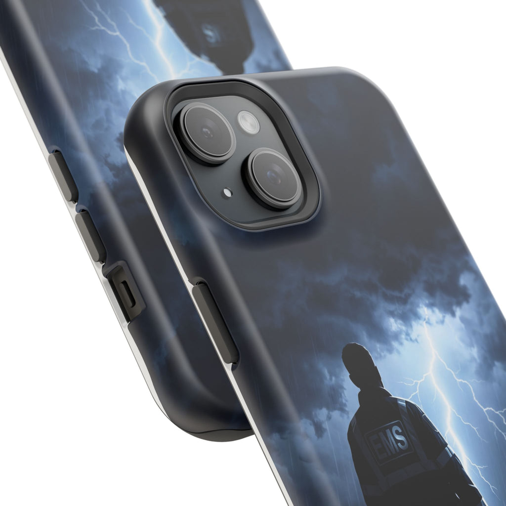Personalized Lightning Storm EMS Phone Case — Wireless Charging Cover