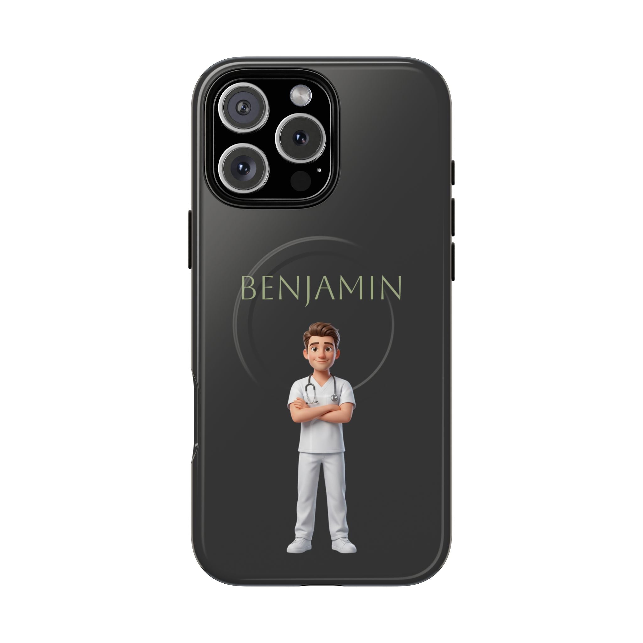 Personalized Nurse Phone Case | MagSafe Compatible, Custom Name iPhone Case