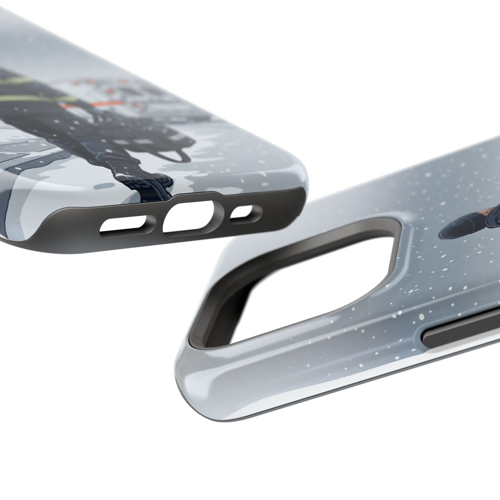Bold Paramedic/EMT Portrait Phone Case — Magnetic Wireless Charging Cover