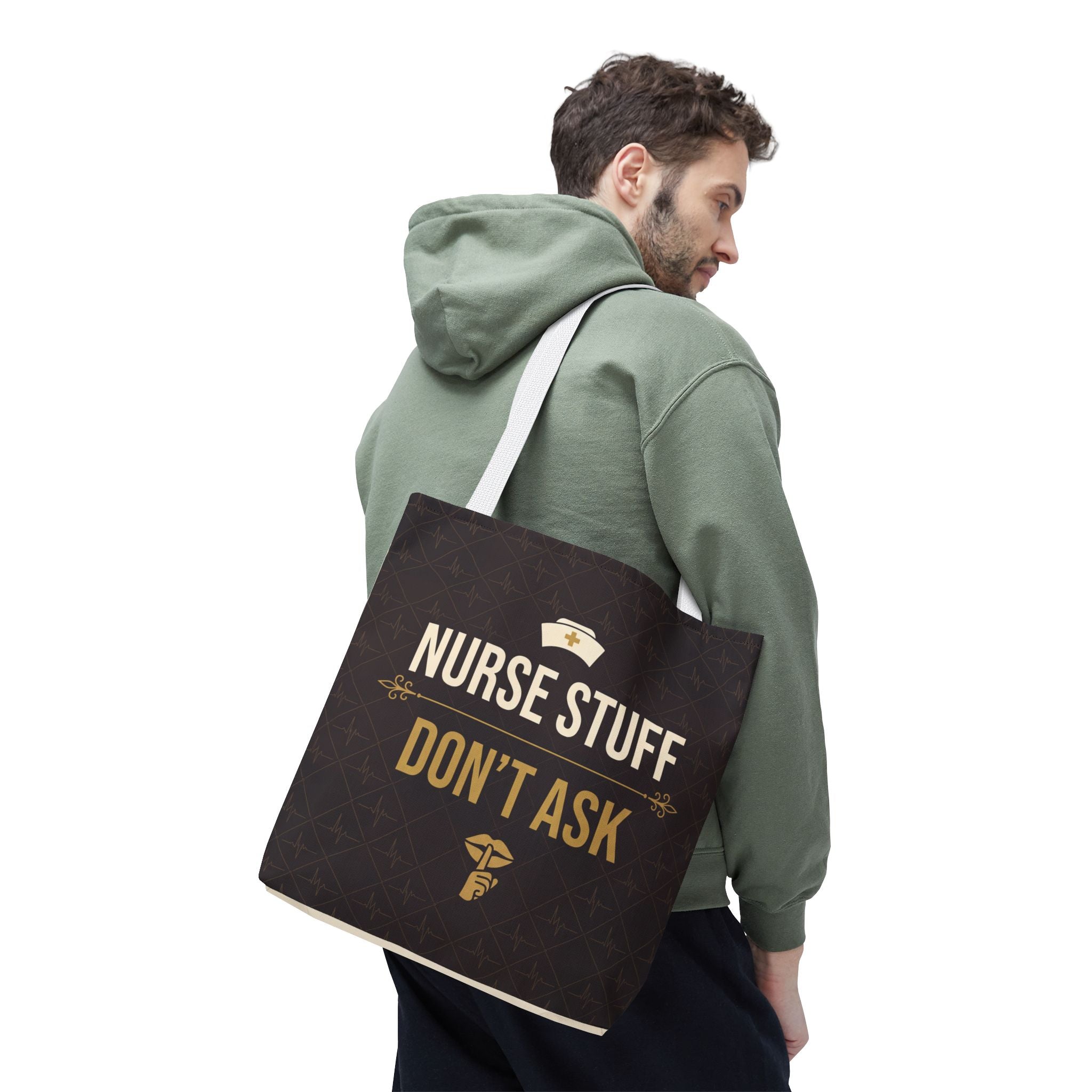 Nurse Stuff Don't Ask Tote | Funny Nurse Gift Tote Bag | Nurse Humour Appreciation Gift | Premium Polyester Carry-All