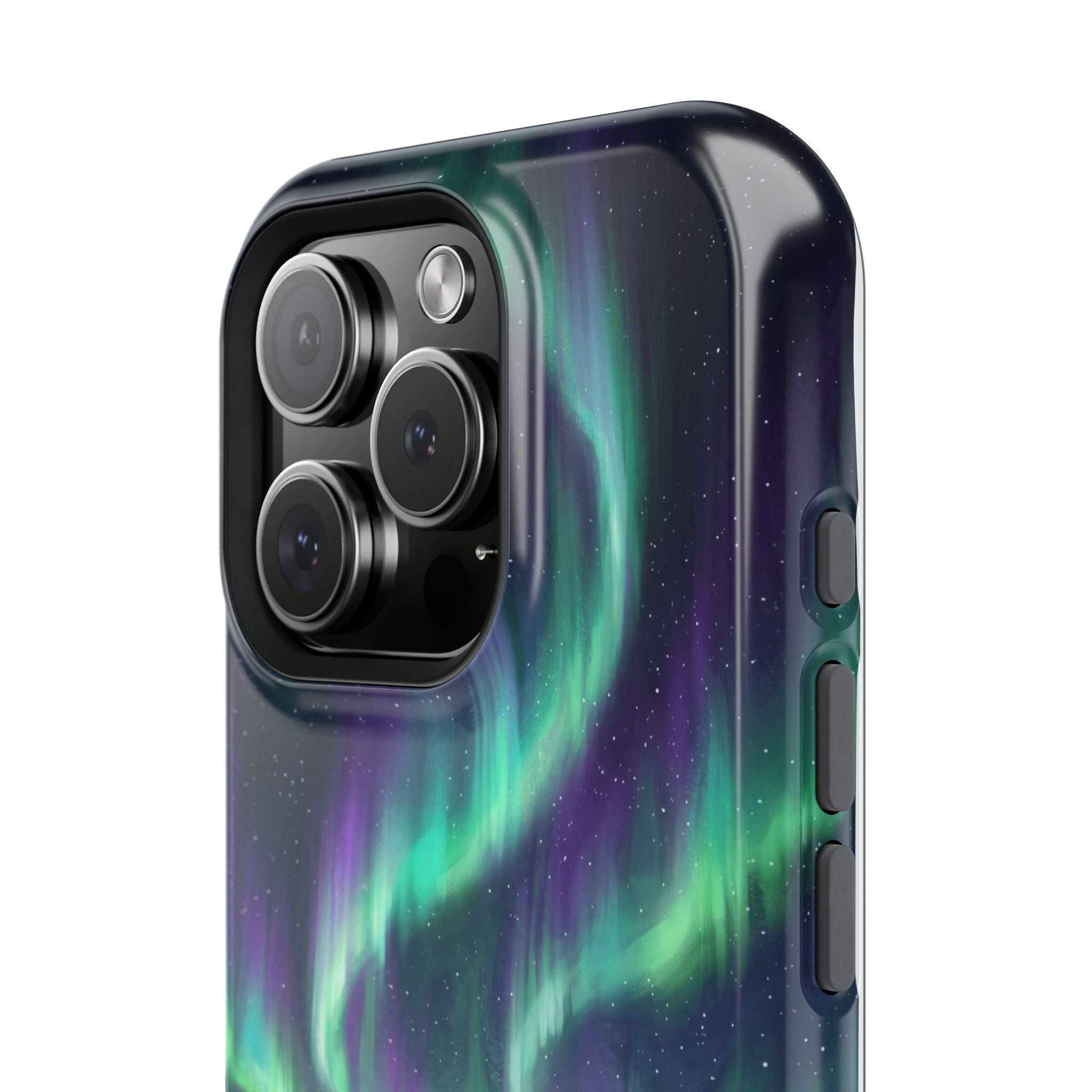 Personalized Dachshund Northern Lights Phone Case — Wireless Charging Cover