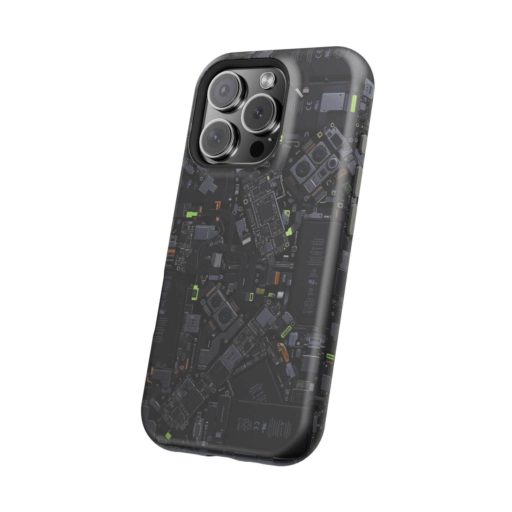Circuit Core Phone Case — Motherboard Print Wireless Charging Cover