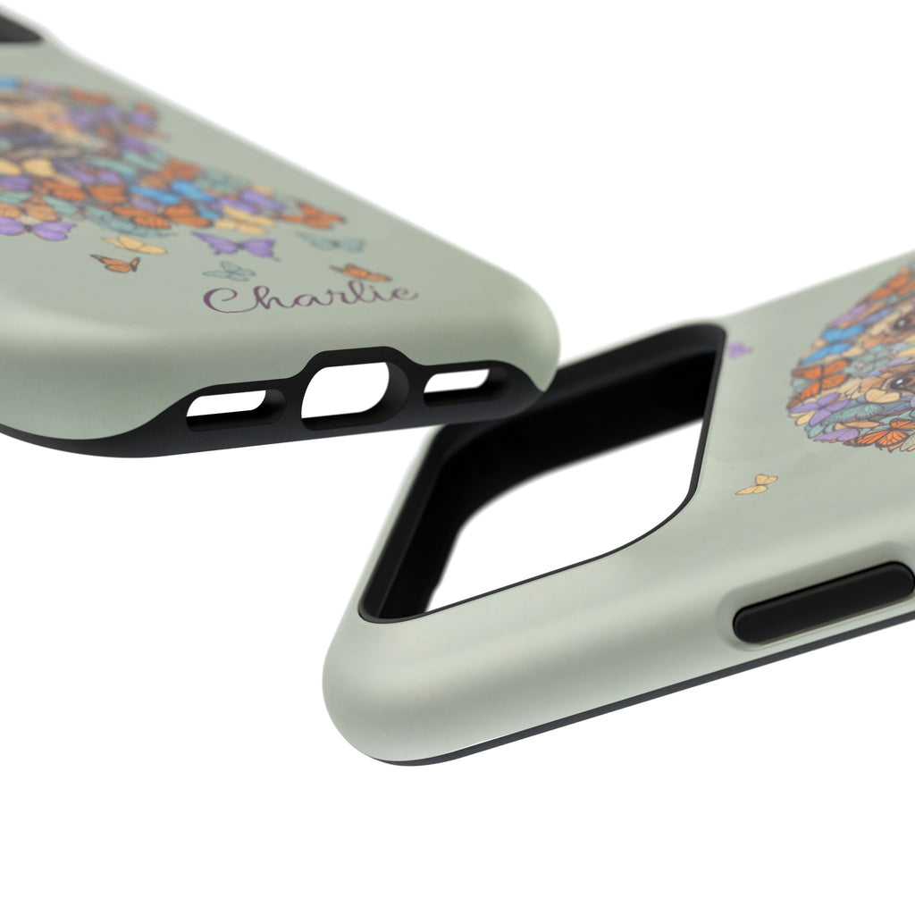 Personalized Butterfly Labrador Phone Case — Tough Magnetic Case with Wireless Charging