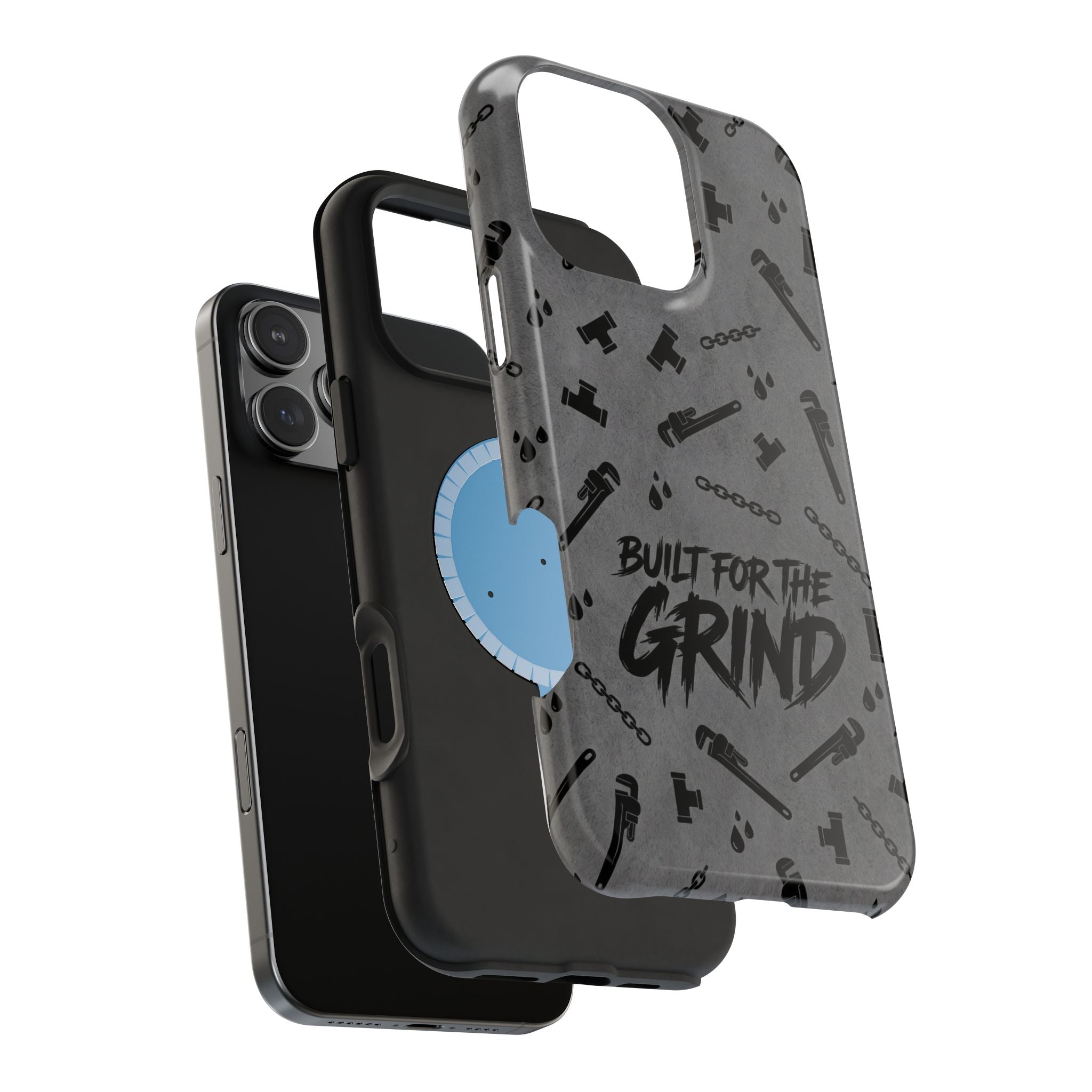 Built for the Grind Phone Case — Plumber Tools Wireless Charging Cover