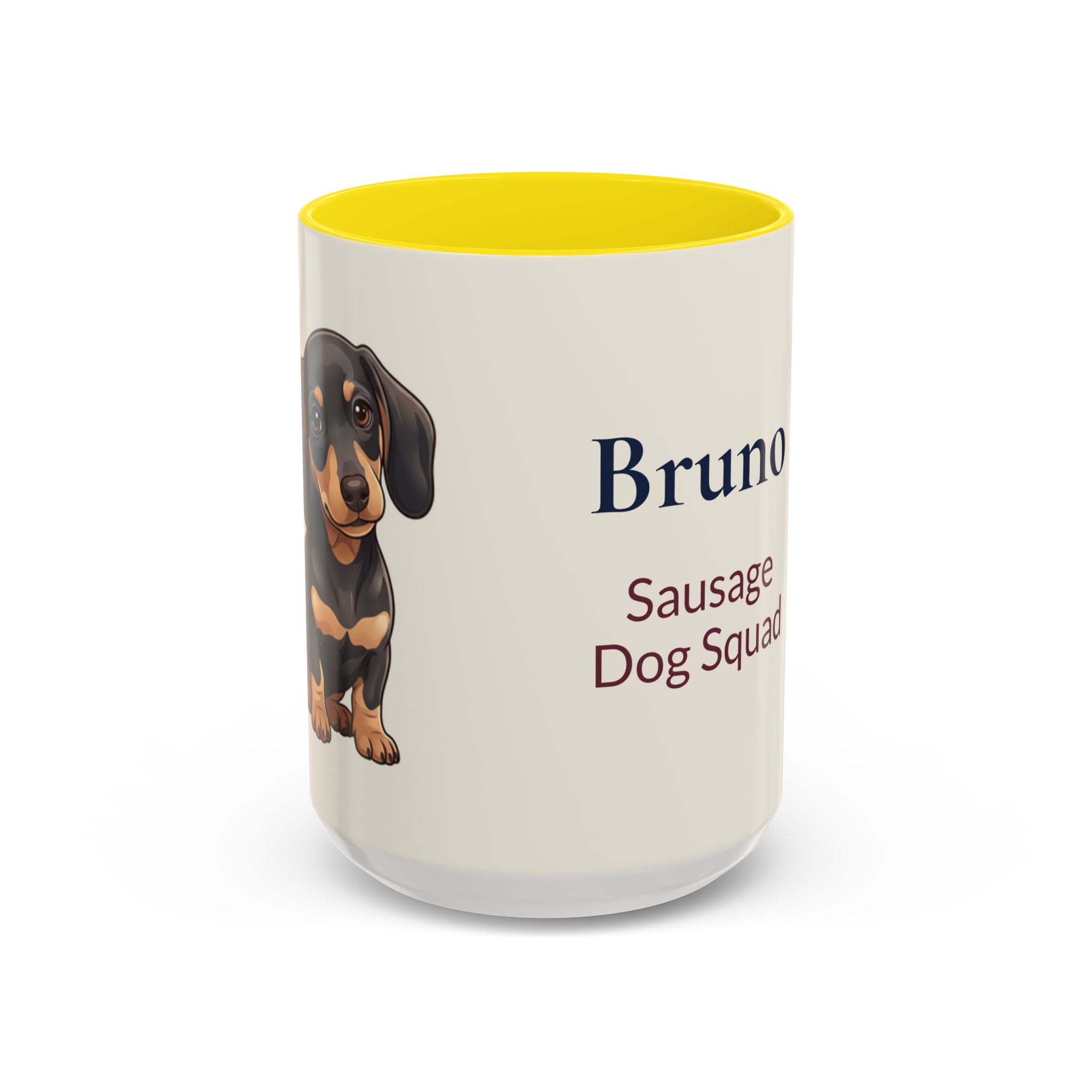 Personalized Dachshund Mug | Custom Name Coffee Mug | Sausage Dog Gift | Wiener Dog Lover