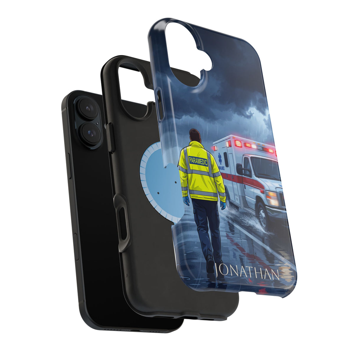 Personalized EMS Storm Phone Case — Wireless Charging Cover