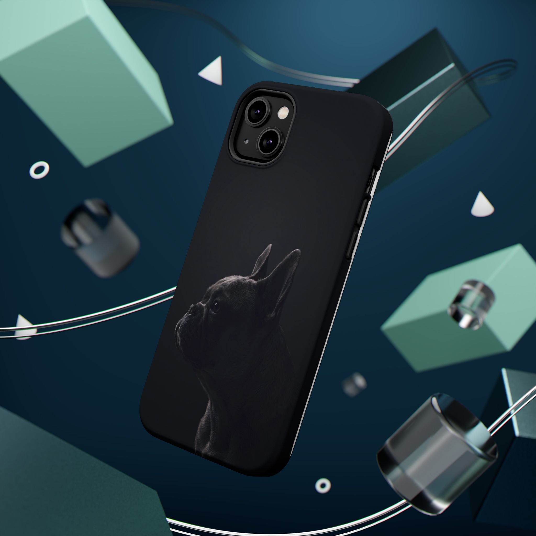 French Bulldog Phone Case — Impact-Resistant Wireless Charging Cover
